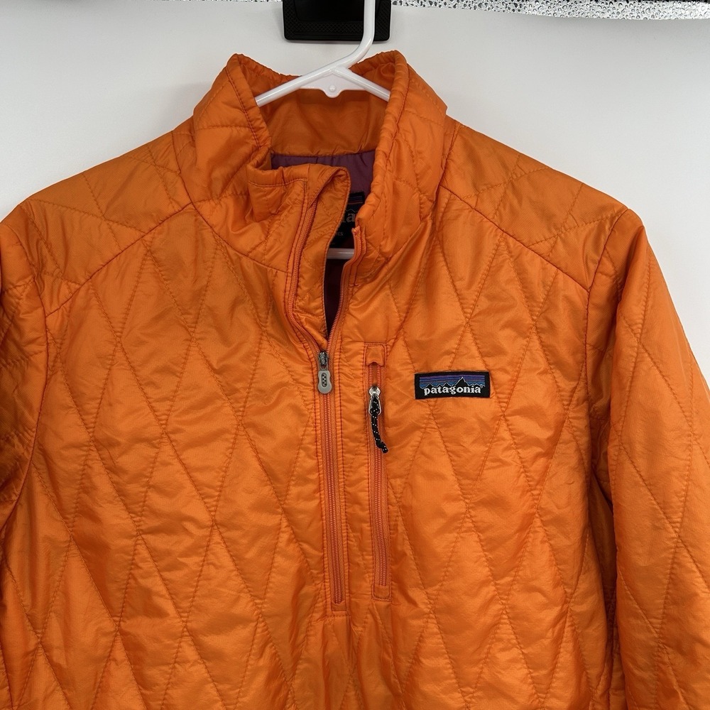 Patagonia Womens Nano Puff 1/2 Zip Pullover Size L Quilted Outdoors Primaloft - Picture 2 of 8